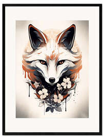 Impresión de arte enmarcada Blossom Foxy