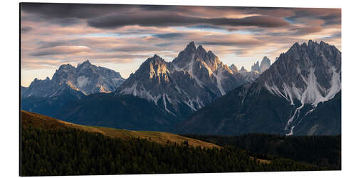 Tableau en aluminium Sexten Dolomites