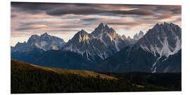 Foam board print Sexten Dolomites