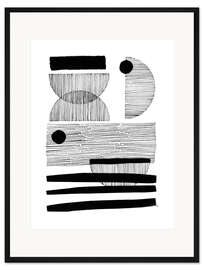 Gerahmter Kunstdruck Borderline