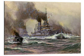 Magnettafel Linienschiffe der Deutschen Marine vor Kiel