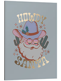 Cuadro de aluminio Howdy Santa