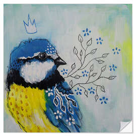 Wall sticker Blue Tit