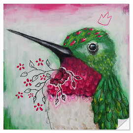 Wandsticker Kolibri - Micki Wilde