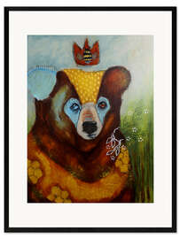 Framed art print King of Bee and Honey