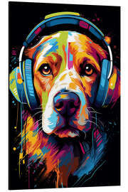Magnettafel Popart Dog