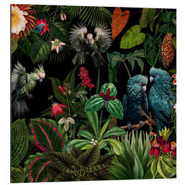 Magnettafel Mitternachts Dschungel