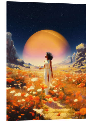 Akryylilasitaulu Cosmic FLower