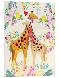 Galleriprint Giraffe Love