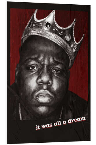 Quadro em PVC Notorious BIG