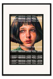 Gerahmter Kunstdruck Leon, Mathilda