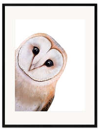 Impression artistique encadrée Cute Owl