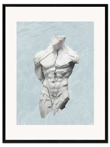 Framed art print Tranquil Resilience Torso