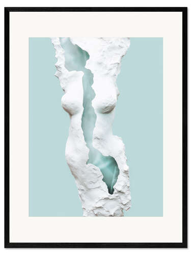 Framed art print Aqua Essence Figurative