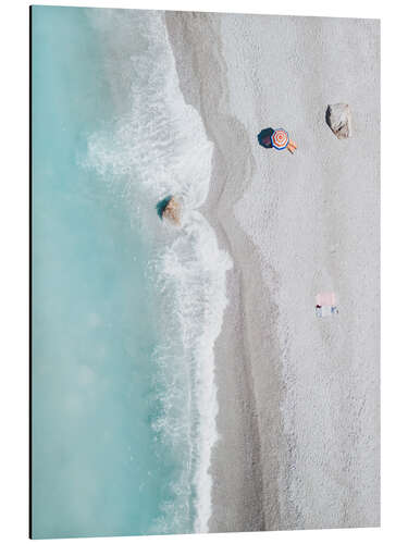 Aluminium print Peaceful Beach