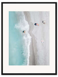 Gerahmter Kunstdruck Ruhiger Strand
