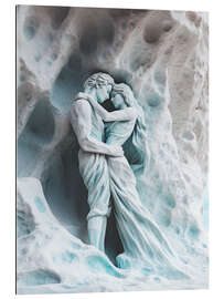 Tableau en plexi-alu Forever Love Carved in Stone