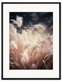 Gerahmter Kunstdruck Pampasgras Traum