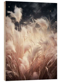 Wood print Pampas Grass Dream