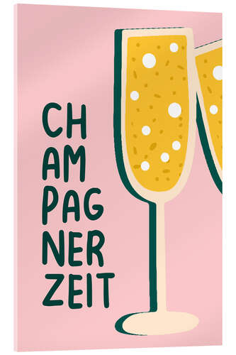 Cuadro de metacrilato Champagne Time