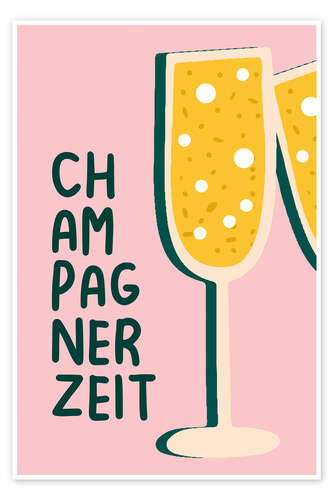 Poster Champagne Time