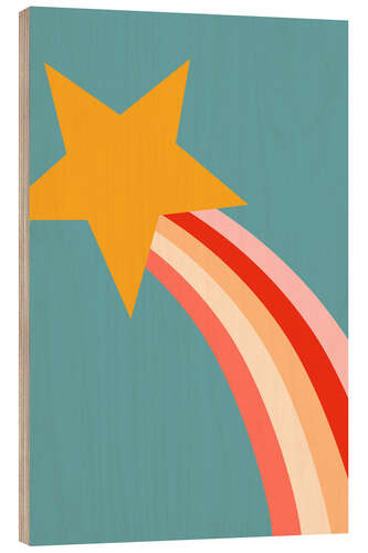 Wood print Startail