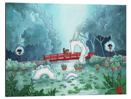 Magnettafel Teichdrache