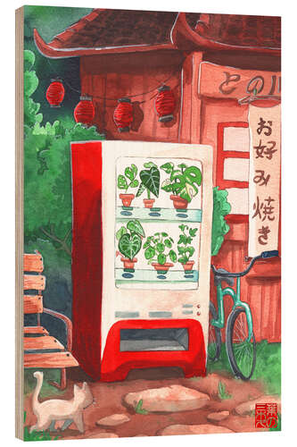 Trätavla Plants Vending Machine