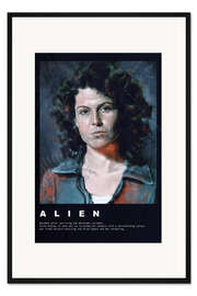 Gerahmter Kunstdruck Alien