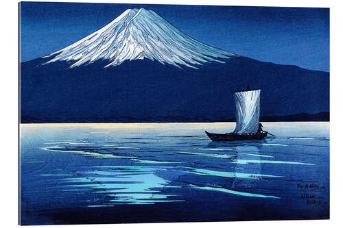 Gallery print Moonlight on Mt. Fuji