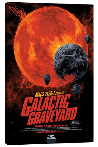 Lerretsbilde Galactic Graveyard - Galaxy of Horrors