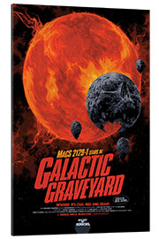Stampa su plexi-alluminio Galactic Graveyard - Galaxy of Horrors