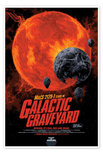 Póster Galactic Graveyard - Galaxy of Horrors