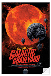 Adesivo murale Galactic Graveyard - Galaxy of Horrors