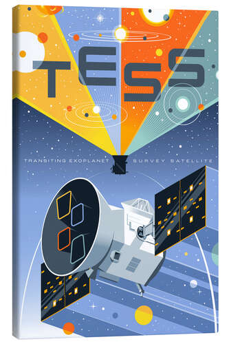 Canvas print TESS Space Telescope