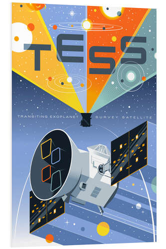 PVC print TESS Space Telescope