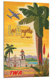 Gallery print Fly TWA to Los Angeles