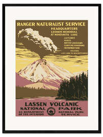 Impression artistique encadrée Lassen Volcanic National Park