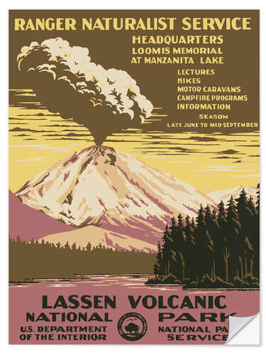 Naklejka na ścianę Lassen Volcanic National Park