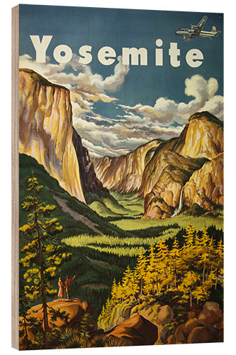 Stampa su legno Yosemite-Nationalpark