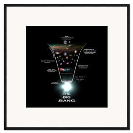 Gerahmter Kunstdruck The Big Bang - History of The Universe