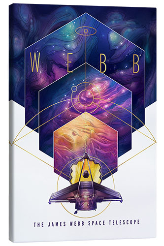 Lerretsbilde The James Webb Space Telescope