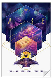 Wandsticker The James Webb Space Telescope