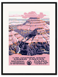 Impressão artística com moldura Grand Canyon National Park