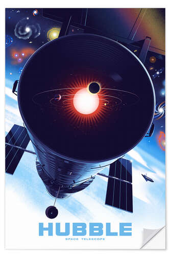Sticker mural Hubble Space Telescope