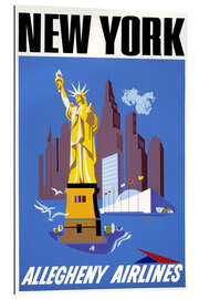 Gallery print New York, Allegheny Airlines