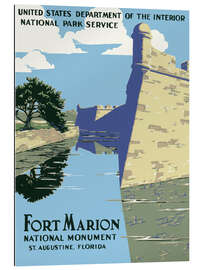 Galleritryk Fort Marion, St. Augustine, Florida, 1938