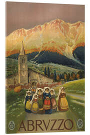 Obraz na szkle akrylowym Abruzzo, Italy - Vintage Travel Collection