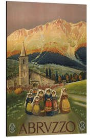 Alubild Abruzzen, Italien - Vintage Travel Collection