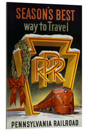 Gallery Print Seasons&#039;s Best Way to Travel, Pennsylvania Railroad